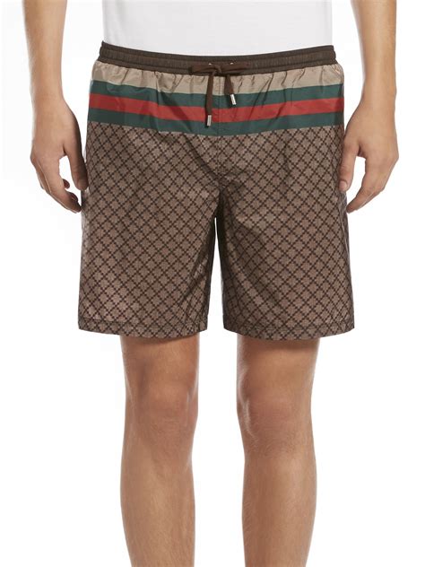 short de bain gucci homme|gucci swim shorts waterproof.